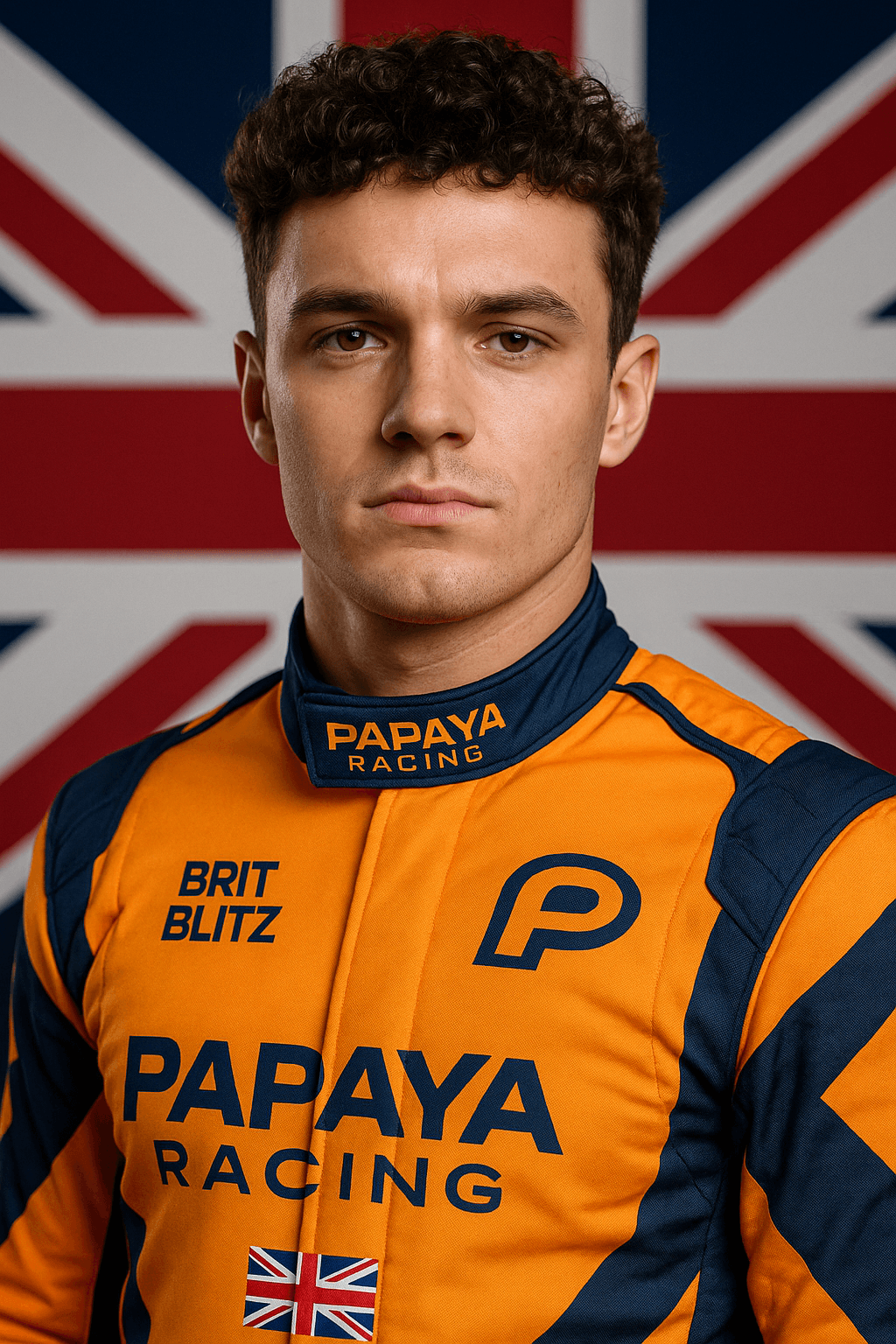 Logan Northrop racing character portrait