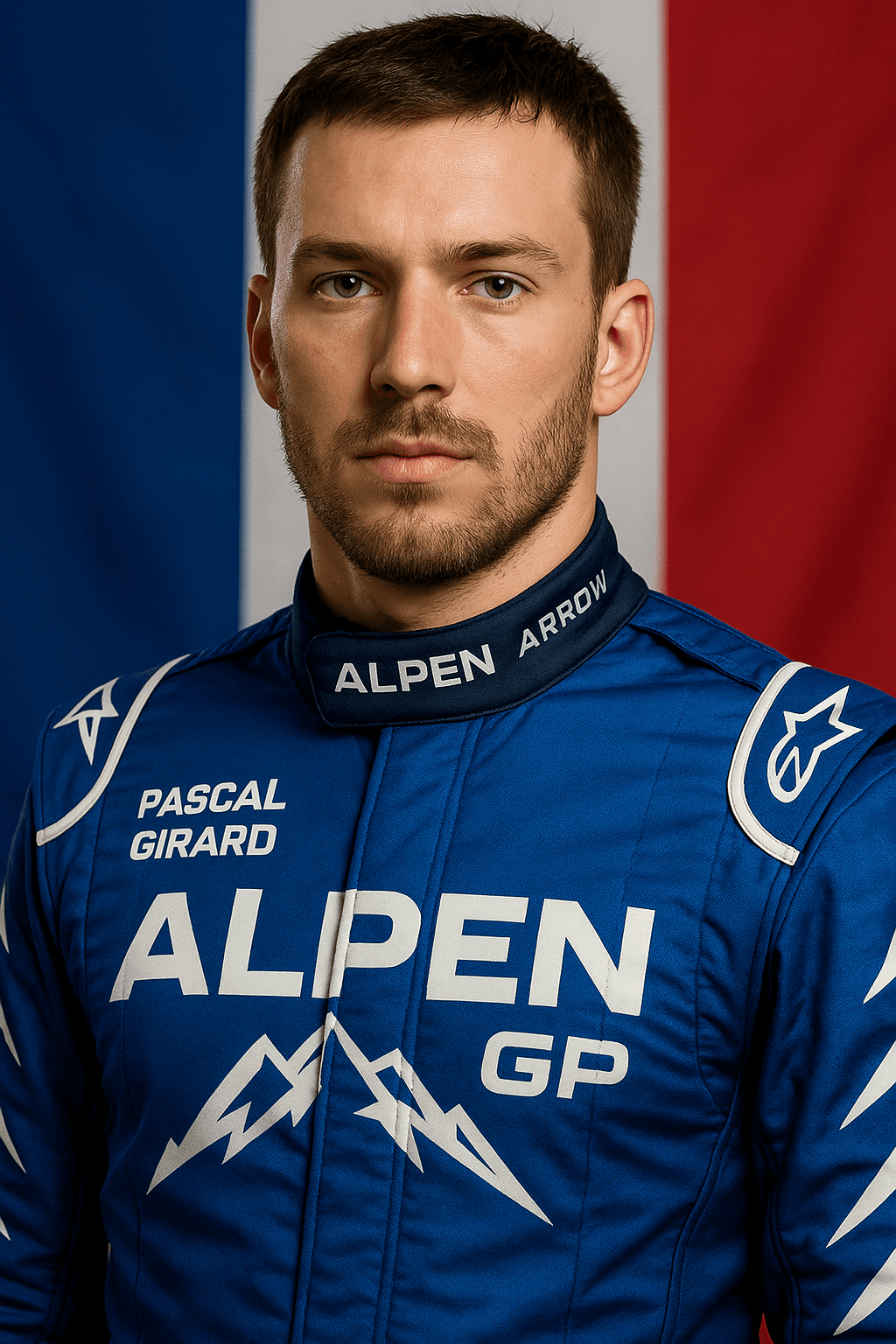 Pascal Girard racing character portrait